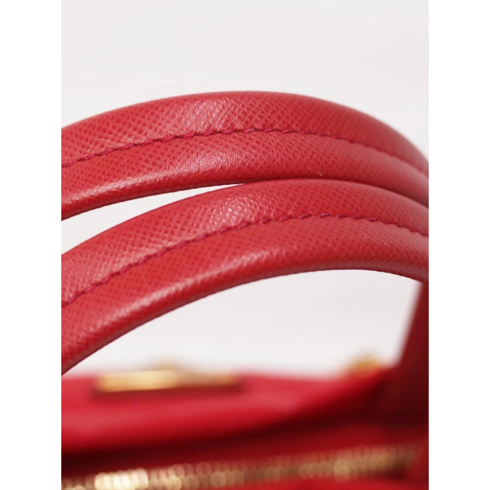 Prada Tessuto Tote Shoulder Bag Red - Picture 8 of 9